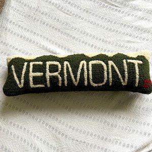 Vermont - Hooked Wool Pillow